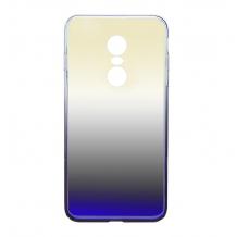 Силиконов калъф / гръб / TPU Ombre Case за Xiaomi Redmi 5 - преливащ / златисто и сиво