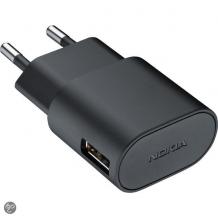 Оригинално зарядно устройство 220V за Nokia USB AC-50E / 1.5A