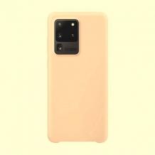 Луксозен силиконов гръб Silicone Cover за Samsung S20 Ultra