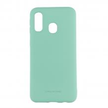 Силиконов калъф / гръб / TPU Molan Cano Jelly Case за Samsung A40 - мента / мат