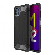 Силиконов гръб TPU кейс Spigen Hybrid с твърда част за Samsung A22 4G - черен