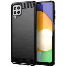 Силиконов калъф / гръб / TPU кейс за Samsung A22 4G - черен / carbonСиликонов калъф / гръб / TPU за Samsung A22 4G - черен / carbon