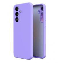 Силиконов калъф / кейс / за Samsung A25 5G - лилав гръб със защита за камерата