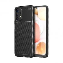 Луксозен силиконов калъф / гръб / TPU кейс Auto Focus за Samsung A33 5G - черен / Carbon