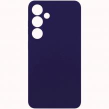 Силиконов калъф / кейс / Nano TPU за Samsung A35 - тъмно лилав гръб със защита за камерата