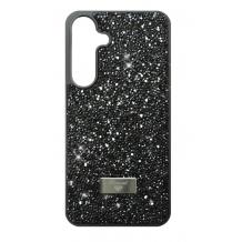 Луксозен гръб / кейс / Bling Case с камъни за Samsung A56 5G - черен