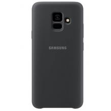 Оригинален гръб Silicone Cover за Samsung A6 2018 - черен