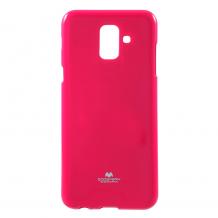 Луксозен силиконов калъф / гръб / TPU Mercury GOOSPERY Jelly Case за Samsung A6 2018
