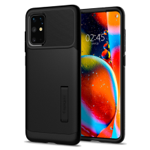 Оригинален гръб Spigen Slim Armor със стойка за Samsung S20 Plus - черен