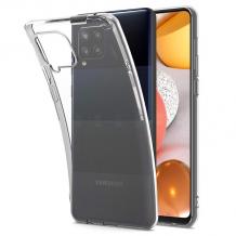 Луксозен силиконов калъф / гръб / TPU 2.0mm за Samsung A42 5G - прозрачен