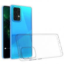 Луксозен силиконов калъф / гръб / TPU кейс 2.0mm за Samsung A52 / A52 5G - прозрачен