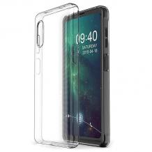 Силиконов калъф / гръб / TPU за Samsung Xcover Pro - прозрачен