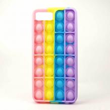 Силиконов калъф / гръб / TPU 3D Rainbow POP It / Popit / Попит за Apple iPhone 7 / iPhone 8 / iPhone SE2 2020 - art 6