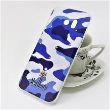 Луксозен силиконов калъф / гръб / TPU с камъни за Samsung S7 Edge G935