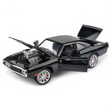 Метална кола с отварящи се врати капаци светлини и звуци Dodge Charger 1970 1:24