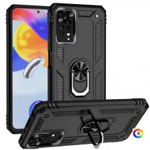 Силиконов гръб Spigen кейс със стойка и магнитно захващане за Samsung A53 5G – черен