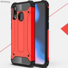 Силиконов гръб TPU Spigen Hybrid с твърда част за Samsung A20e