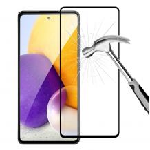 5D full cover Tempered glass Full Glue screen protector Motorola Edge 20 Pro / Извит стъклен скрийн протектор с лепило от вътрешната страна за Motorola Edge 20 Pro - черен