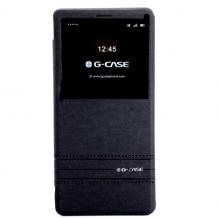 Луксозен кожен калъф Flip тефтер G-Case Exquisite Series за Samsung S10e - черен