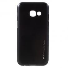 Луксозен силиконов калъф / гръб / TPU MERCURY i-Jelly Case Metallic Finish за Samsung A3 2017 A320