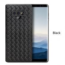 Луксозен гръб Weaving Grid за Samsung Note 9 - черен