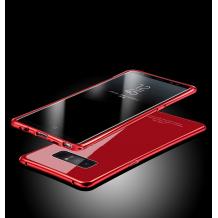 Луксозен стъклен твърд гръб KST Design Series за Samsung Note 8 N950 - червен