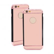 Rose Gold / имитиращ кожа черен кант