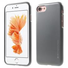 Луксозен силиконов калъф / гръб / TPU MERCURY i-Jelly Case Metallic Finish за Apple iPhone 7