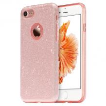 Луксозен силиконов калъф / гръб / TPU USAMS Bling Series за Apple iPhone 7