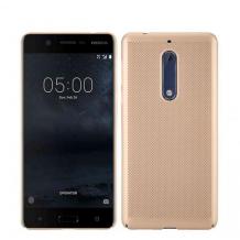 Луксозен твърд гръб за Xiaomi Mi 9T - златист / Grid