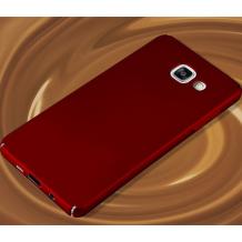 Луксозен твърд гръб за Samsung A8 2018 A530F - червен