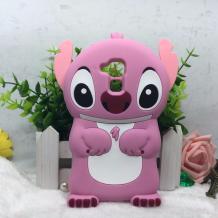 Силиконов калъф / гръб / TPU 3D за Huawei Honor 5C / Honor 7 Lite - Stitch / Стич / розов