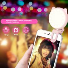 Селфи ринг осветление за смартфон / Selfie Light Led Ring - Cat Ears