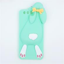 Силиконов калъф / гръб / TPU / PINK 3D за Huawei P10 - MOSCHINO / заек / зелен