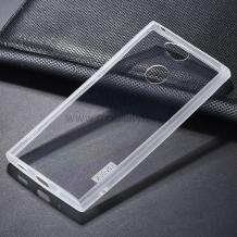Луксозен силиконов калъф / гръб / ТПУ X-level за Sony Xperia XA2 Ultra - прозрачен