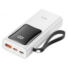 Универсална външна батерия HOCO J41 Pro Power Bank Fast Charge 10000mAh / PD 20W / 2xType-C / Universal HOCO J41 Pro Power Bank 10000mAh / Type-C / PD 20W - Бяла