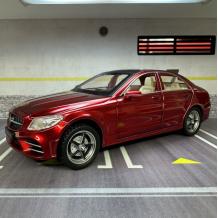 Метална кола Mercedes-Benz C260 с отварящи се врати капаци светлини и звуци 1:32