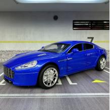 Метална кола с отварящи се врати капаци светлини и звуци Aston Martin Rapide 1:32