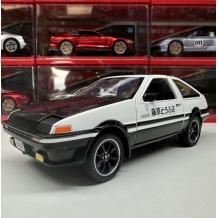 Метална кола с отварящи се врати капаци светлини и звуци Toyota Trueno AE86 1:24