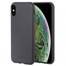 Луксозен силиконов калъф / гръб / TPU Mercury GOOSPERY Style Lux за Samsung A7 2018 A750F - тъмно син