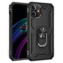 Силиконов гръб Spigen със стойка и магнитно захващане за Apple iPhone 12 /12 Pro 6.1'' – черен
