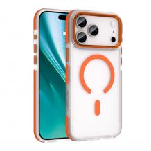 Оригинален удароустойчив гръб / кейс Etteri Icy Mag case iPhone 17 Pro (6.3) - Оранжев