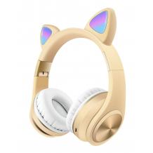 Стерео LED слушалки Bluetooth Cat Ear M1 / Wireless Headphones / безжични LED слушалки Cat Ear M1