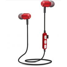 Стерео Bluetooth / Wireless слушалки MS-T15 /sport/ - червени