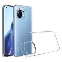 Силиконов калъф / гръб / кейс TPU NORDIC Jelly Case за Xiaomi Mi 11 Lite - прозрачен