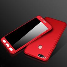 Твърд гръб Magic Skin 360° FULL за Xiaomi Mi A1 / 5X - червен