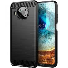 Силиконов калъф / гръб / TPU за Nokia X20 - черен / carbon