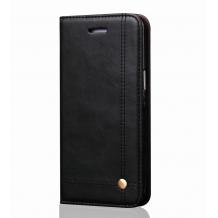 Луксозен кожен калъф Flip тефтер Prestige Book със стойка за Samsung J4 Plus 2018 - черен / Flexi