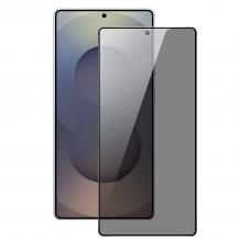 Privacy 5D full cover Tempered glass Samsung A17 / Извит стъклен скрийн протектор с лепило от вътрешната страна Samsung A17 - черен / прозрачен