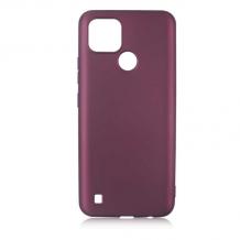 Силиконов калъф / гръб / TPU кейс за Realme C25Y - лилав / мат